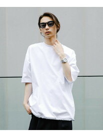 URBAN RESEARCH BUYERS SELECT DAIWA PIER39 TECH DRAWSTRING S/S TEE ユーアールビーエス トップス カットソー・Tシャツ ホワイト ネイビー ブラック【送料無料】