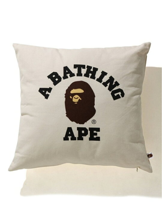 楽天市場】A BATHING APE COLLEGE SQUARE CUSHION M ア ベイシング 