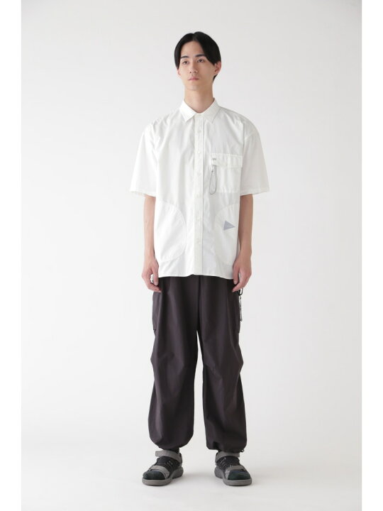楽天市場】and wander CORDURA cotton rip SS shirt アンドワンダー 