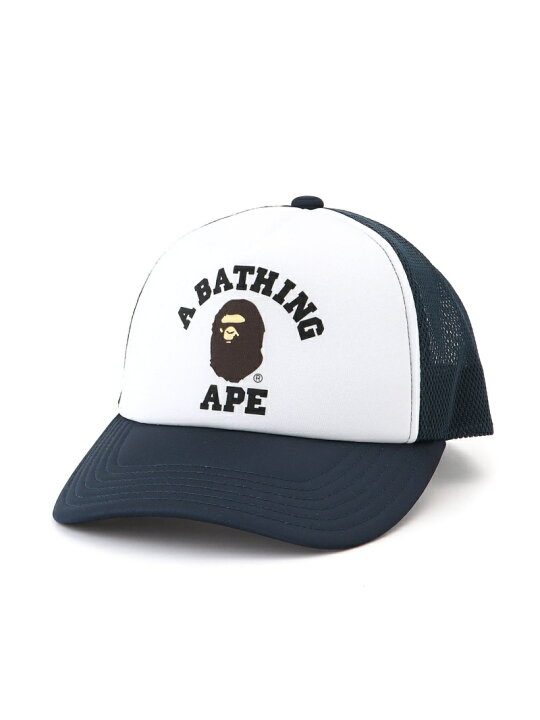 楽天市場】A BATHING APE COLLEGE MESH CAP ア ベイシング エイプ 帽子 