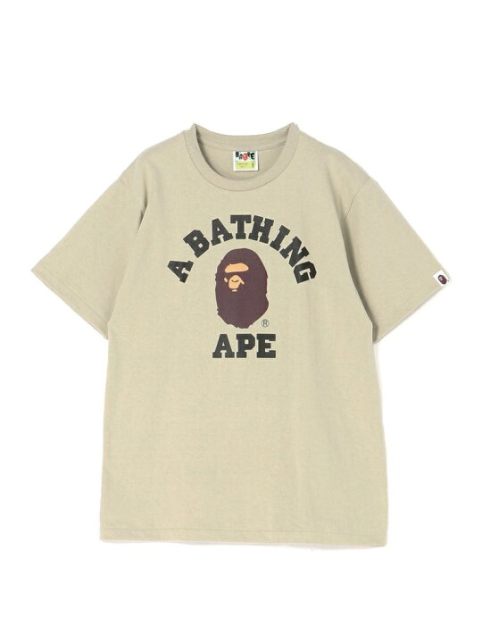 楽天市場】A BATHING APE COLLEGE TEE M ア ベイシング エイプ 