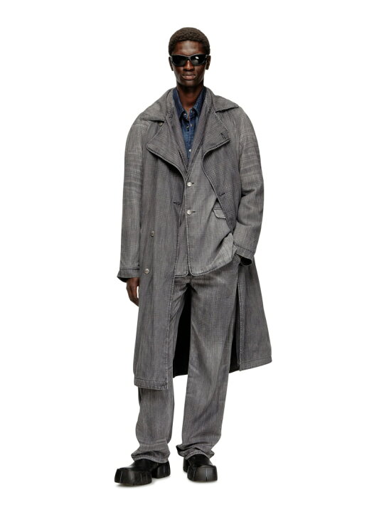 楽天市場】DIESEL メンズ デニムロングジャケット D-MATTHEW-S 
