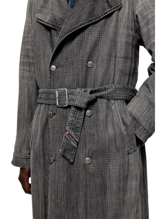 楽天市場】DIESEL メンズ デニムロングジャケット D-MATTHEW-S 
