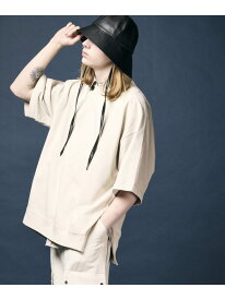 MAISON SPECIAL Heavy-Weight Cotton Prime-Over Side Zip T-Shirts メゾンスペシャル トップス カットソー・Tシャツ グレー ブラック ホワイト グリーン ブルー パープル ブラウン【送料無料】
