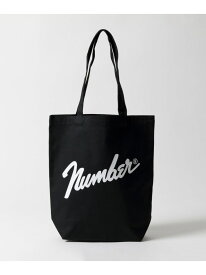 NUMBER (N)INE Number9 CANVAS TOTE BAG ナンバーナイン バッグ トートバッグ ブラック ホワイト