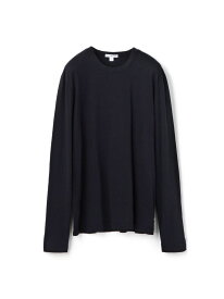 JAMES PERSE クルーネック長袖Tシャツ MLJ3351 トゥモローランド トップス カットソー・Tシャツ ブラック ホワイト グレー ブルー【送料無料】