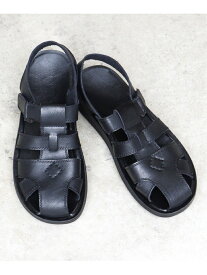 【SALE／20%OFF】AAA+ メンズ カジュアル 編み込みフラットサンダル ☆2410 サンエーフットウェアー シューズ・靴 サンダル ブラウン ブラック【RBA_E】