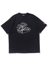XLARGE GRAFFITI KIDS S/S TEE Tシャツ XLARGE エクストララージ トップス カットソー・Tシャツ ブラック ブラウン ホワイト【送料無料】