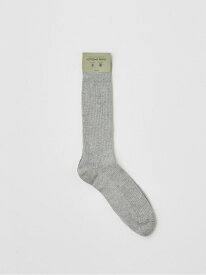 JOHN SMEDLEY Unisex Ribbed Socks ｜ EDALE ジョンスメドレー 靴下・レッグウェア 靴下 シルバー【送料無料】