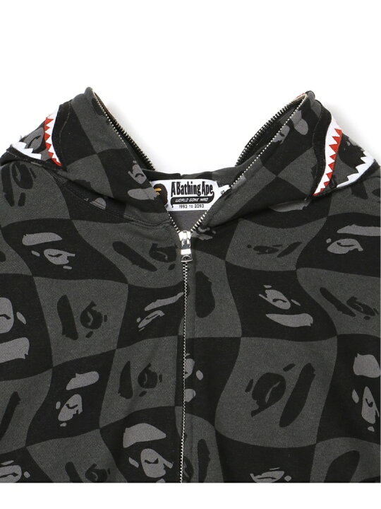楽天市場】A BATHING APE BAPE DISTORTION SHARK RELAXED FIT FULL ZIP  