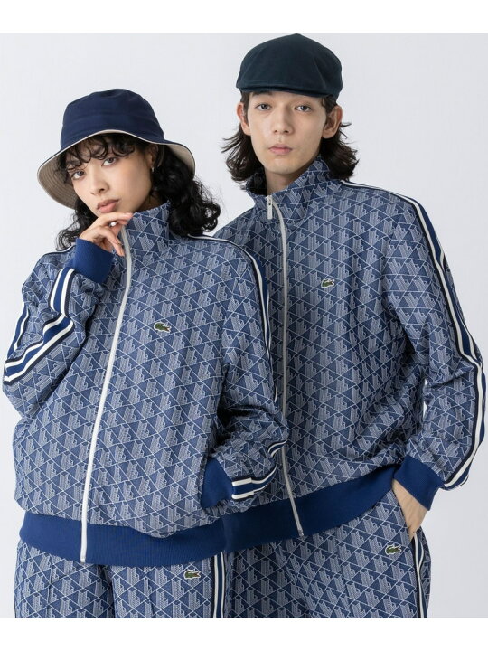 楽天市場】LACOSTE モノグラムジャカードトラックジャケット 