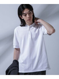 【SALE／10%OFF】NANO universe WEB限定/Anti Soaked(R) 汗染み防止ポロシャツ/カッタウェイ ナノユニバース トップス カットソー・Tシャツ ホワイト ブラック グレー【RBA_E】【送料無料】