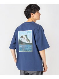 L.L.Bean 【JAPAN EDITION】ビーンズ 1980 カタログ・トラウト・ティ エルエルビーン トップス カットソー・Tシャツ ネイビー グレー ホワイト【送料無料】