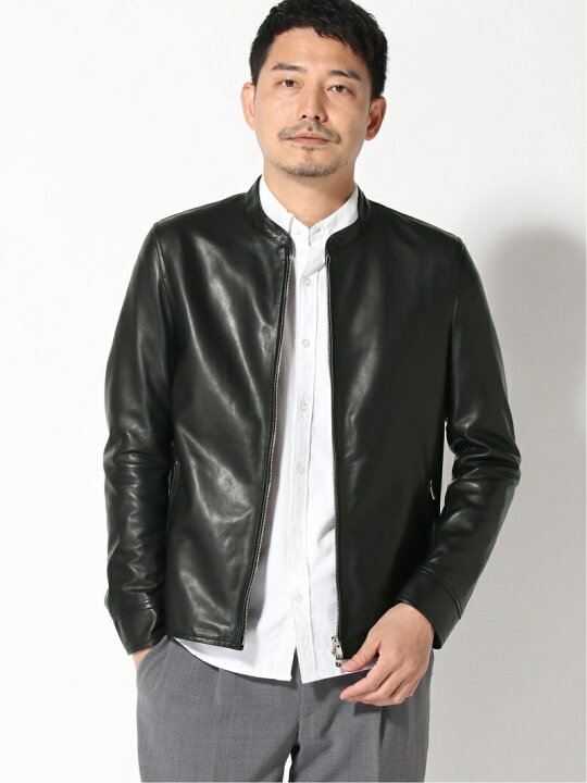 楽天市場】【SALE／50%OFF】EDIFICE シープレザーライダース  