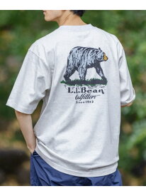 L.L.Bean 【JAPAN EDITION】モリル・ショートスリーブ・アニマル・グラフィック・ティ エルエルビーン トップス カットソー・Tシャツ グレー グリーン ホワイト【送料無料】