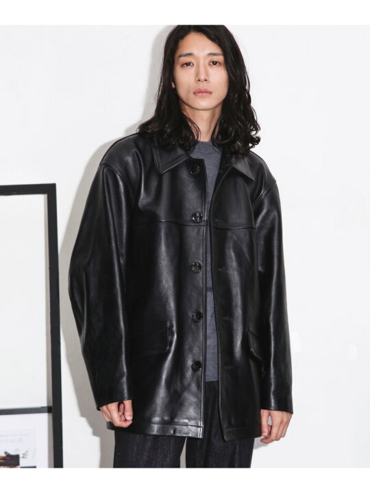 楽天市場】【SALE／40%OFF】NANO universe SCHOTT/別注 LEATHER CAR 
