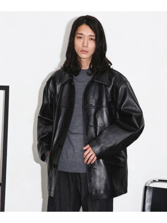 楽天市場】【SALE／40%OFF】NANO universe SCHOTT/別注 LEATHER CAR 