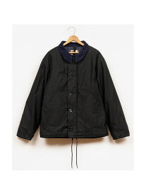 Nigel Cabourn 【公式】ナイジェル・ケーボン / MAN / デッキジャケット - コードクロス ナイジェル・ケーボン ジャケット・アウター ミリタリージャケット ブラック【送料無料】