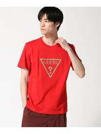 GUESS (M)MEN'S S/Slv Tee Shirt ゲス トップス カットソー・Tシャツ ブラック ホワイト レッド【送料無料】