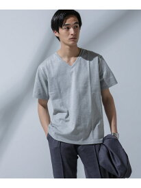 【SALE／10%OFF】NANO universe Anti Soaked(R) 汗染み防止 VネックTシャツ ナノユニバース トップス カットソー・Tシャツ グレー ブラック ホワイト ベージュ【RBA_E】【送料無料】