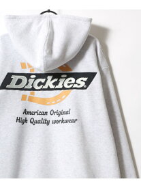 【SALE／17%OFF】Dickies Dickies パーカー メンズ フルジップ オーバーサイズ ラザル トップス パーカー・フーディー グレー ブラック【RBA_E】【送料無料】