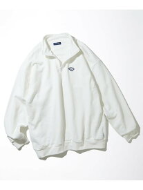 【SALE／40%OFF】NAUTICA Small Patch Logo Cadet Collar Sweatshirt フリークスストア トップス スウェット・トレーナー ホワイト グレー ブラウン グリーン ネイビー【RBA_E】【送料無料】