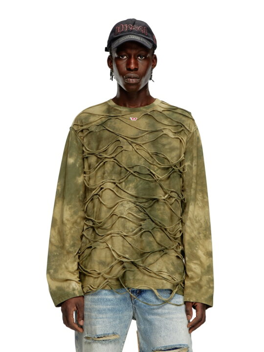 楽天市場】【SALE／40%OFF】DIESEL メンズ Tシャツ 長袖 ディーゼル  