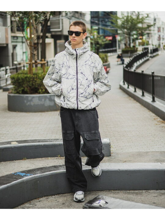 楽天市場】【SALE／40%OFF】BEAMS 撥水 総柄プリント ジップアップ  