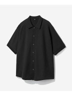 HARE 【接触冷感】パールボタンニットシャツ ハレ トップス ニット ブラック ブラウン ホワイト【送料無…
