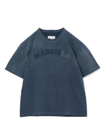 Maison Margiela ロゴTシャツ メゾンマルジェラ トップス カットソー・Tシャツ ブルー【送料無料】
