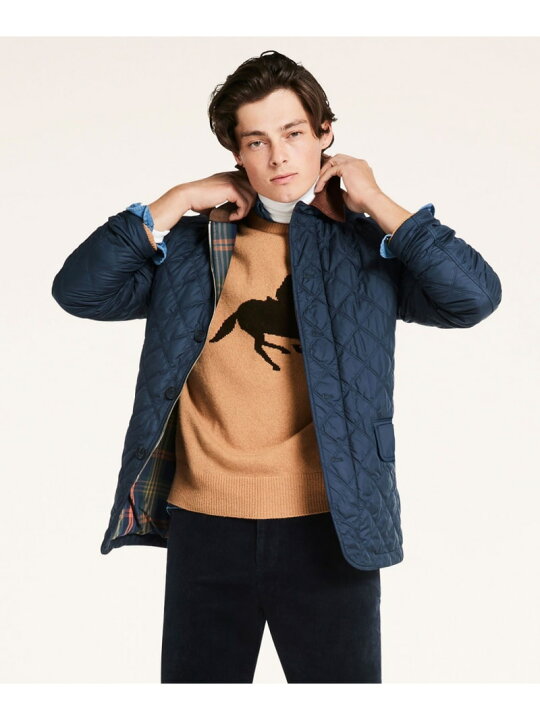 楽天市場】BROOKS BROTHERS ポリエステル キルティング ウォーキング 