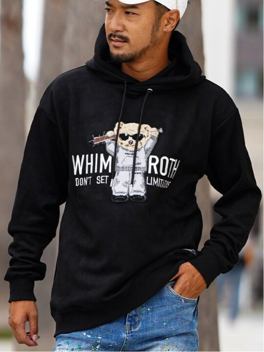 楽天市場】WHIM ROTH WhimROTH/(M)W/R S.P Bear Hoodie アダムス 