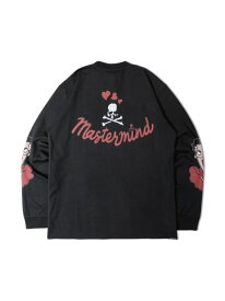 SELECT BRANDS BETTY BOOP×MASTERMIND WORLD/ベティー ブープ×マスターマインドワールド LSTEE ジャックローズ トップス カットソー・Tシャツ ブラック【送料無料】