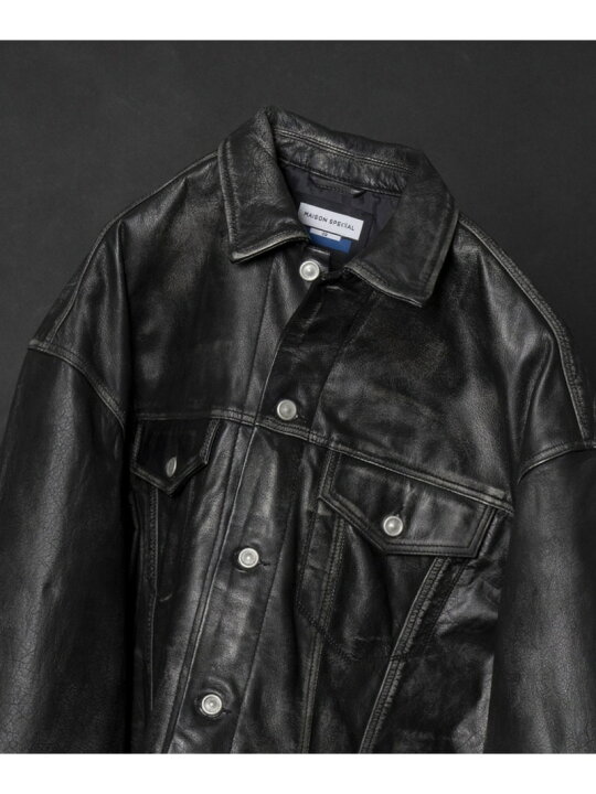楽天市場】MAISON SPECIAL Hand Rub-Off Buffalo Leather Prime-Over 