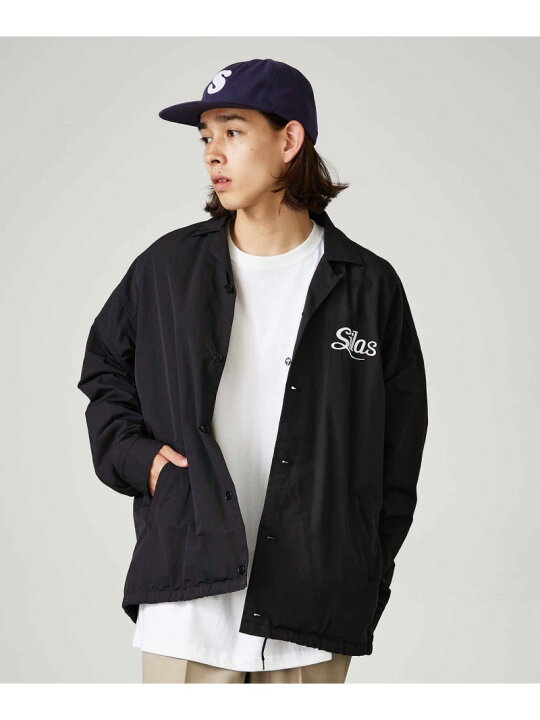 楽天市場】SILAS OPEN COLLAR COACH JACKET サイラス ジャケット 