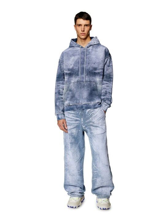 楽天市場】DIESEL メンズ フーデッドスウェット デニム ディーゼル 