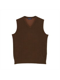 【SALE／27%OFF】BRICK HOUSE by Tokyo Shirts ニット プレーディング ベスト メンズ BM05J501DM50V00-50 トーキョーシャツ トップス ベスト・ジレ ブラウン【RBA_E】【送料無料】