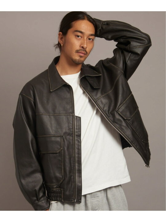 楽天市場】JACKROSE (M)JACKROSE/JE- ヴィーガンレザー A-2 JACKET 