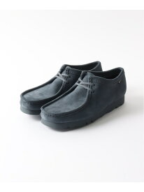 EDIFICE 【Clarks / クラークス】Wallabee GTX Blue/Grey Sde エディフィス シューズ・靴 その他のシューズ・靴 グレー【送料無料】