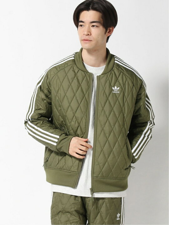 楽天市場 Adidas Originals アディカラー クラシックス キルト Sst トラックジャケット ジャージ アディダスオリジナルス アディダス コート ジャケット ブルゾン グリーン ブラック 送料無料 Rakuten Fashion Men