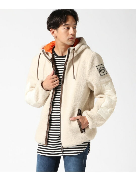 楽天市場】【SALE／40%OFF】REPLAY (M)フード付きエコファージャケット 