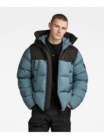 【SALE／30%OFF】G-Star RAW 【公式ショップ】EXPEDITION PUFFER/カラーブロック立ち襟中綿パーカー ジースターロゥ ジャケット・アウター その他のジャケット・アウター グレー【RBA_E】【送料無料】