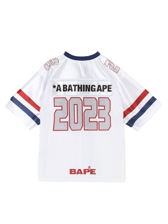 楽天市場】A BATHING APE BAPE FOOTBALL JERSEY M ア ベイシング 