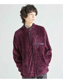 UNION STATION 【2WAY】リバーシブルフリースタッチブルゾン メンズ ビギ ジャケット・アウター その他のジャケット・アウター ブラック グレー パープル【送料無料】