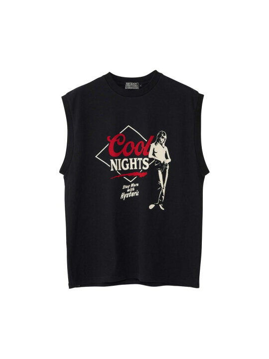 楽天市場】HYSTERIC GLAMOUR COOL NIGHTS ノースリーブTシャツ 