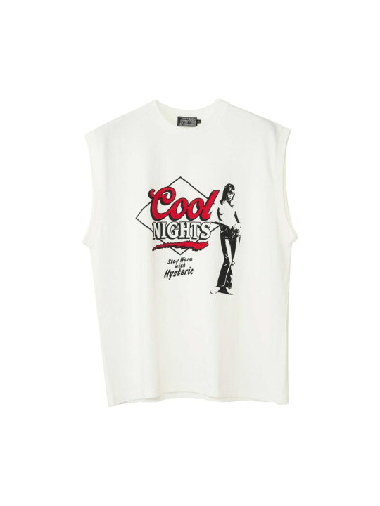 楽天市場】HYSTERIC GLAMOUR COOL NIGHTS ノースリーブTシャツ 