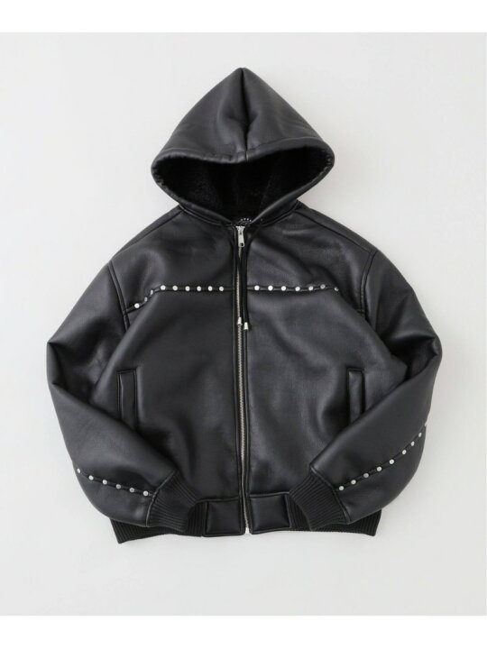 楽天市場】417 EDIFICE 【AFB / エーエフビー】STUDDED HOODED BOMBER 