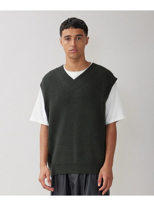 楽天市場】【SALE／50%OFF】UNFILO MENS バルキー ニットベスト 