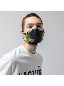 【SALE／40%OFF】LACOSTE グラデーションドットプリントマスク ラコステ 福袋・ギフト・その他 その他 ネイビー グリーン【RBA_E】