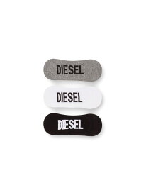 DIESEL メンズ フットカバー 3足セット SKM-HIDEPAT-THREEPACK ディーゼル 靴下・レッグウェア 靴下 レッド